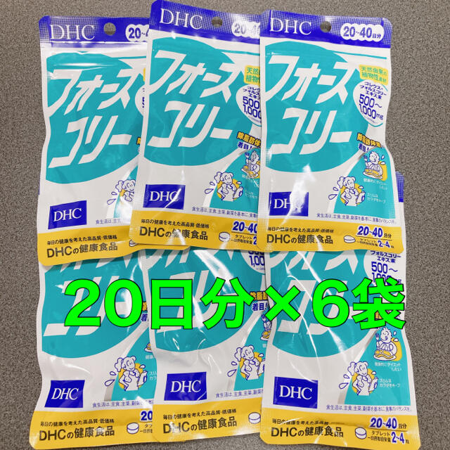 DHC フォースコリー 20-40日分 6袋 - ダイエット食品