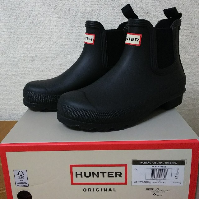 HUNTER(ハンター)のハンター レインブーツ 22.0㎝ ブラック レディースの靴/シューズ(レインブーツ/長靴)の商品写真