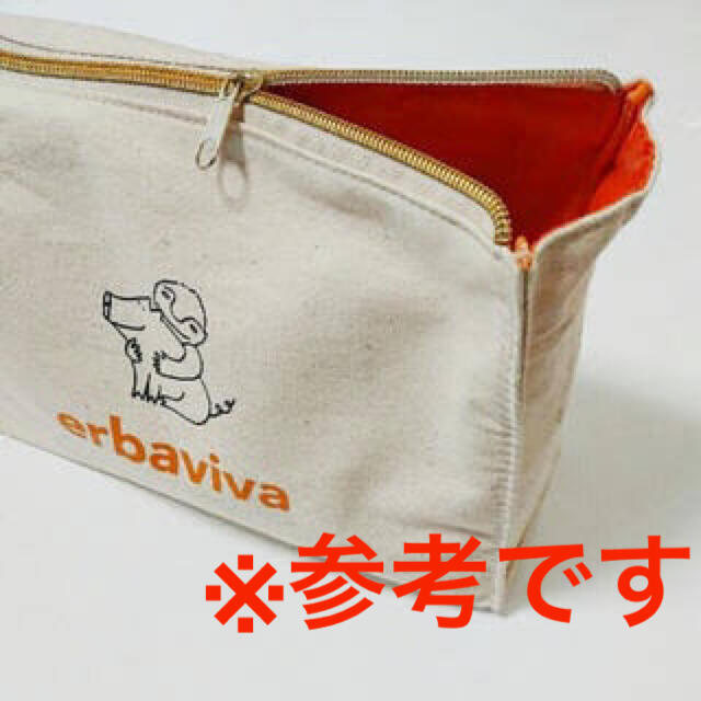 John Masters Organics(ジョンマスターオーガニック)の【erbaviva エルバビーバ】ノベルティポーチ レディースのファッション小物(ポーチ)の商品写真