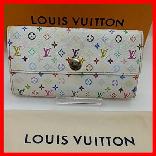 ルイヴィトン(LOUIS VUITTON)の【良品】ルイヴィトン マルチカラー　ポルトフォイユ　サラ　二つ折り財布　(財布)