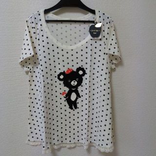 フランシュリッペ(franche lippee)の【ドット×くま Tシャツ M】フランシュリッペ(Tシャツ(半袖/袖なし))