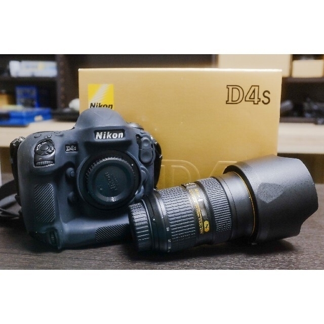 カメラNikon D4SとAF-S24-70/2.8Gセット