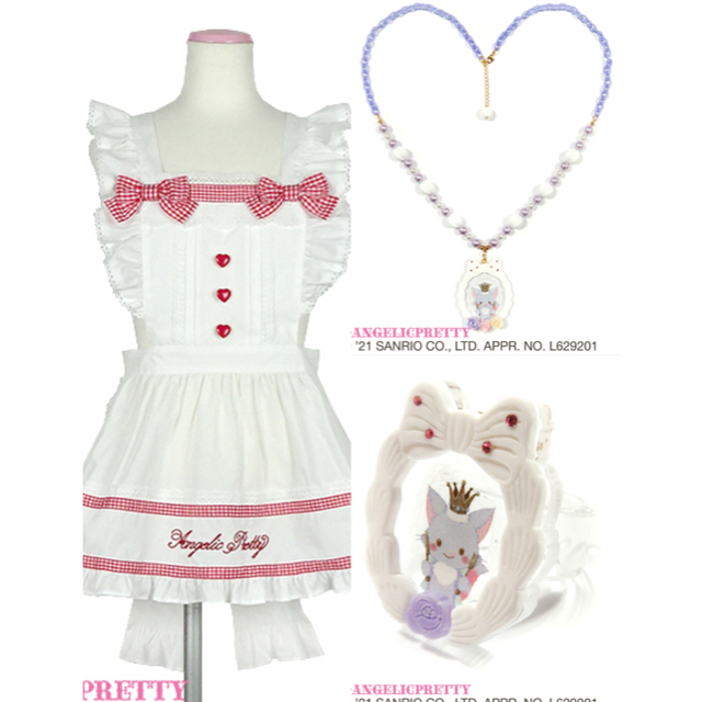 Angelic Pretty(アンジェリックプリティー)のWish me mell Whip Cream Princessネックレス レディースのアクセサリー(ネックレス)の商品写真