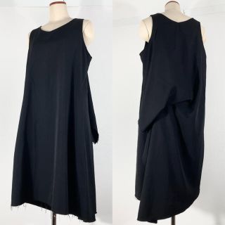 ヨウジヤマモト(Yohji Yamamoto)の美品 Yohji Yamamoto 15SS ウールギャバ 変形ワンピース(その他)