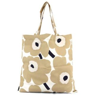 【新品未使用】マリメッコ  marimekko トートバッグ ウニッコ ベージュ(トートバッグ)