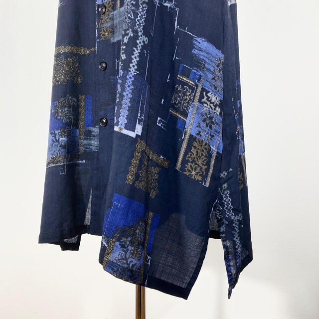 Y's ワイズ 20AW 総柄 ポケットデザイン ワンピース 217 満点の