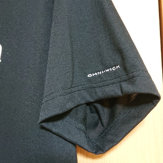 Columbia(コロンビア)のColumbia/コロンビア/ロゴTシャツ/ブラック/美品 メンズのトップス(Tシャツ/カットソー(半袖/袖なし))の商品写真