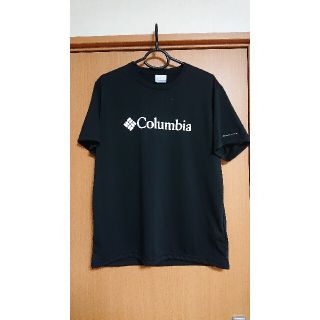 コロンビア(Columbia)のColumbia/コロンビア/ロゴTシャツ/ブラック/美品(Tシャツ/カットソー(半袖/袖なし))