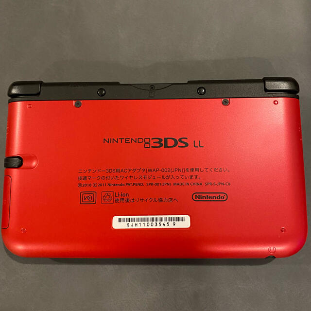Nintendo 3DS  LL 本体 レッド/ブラック 3