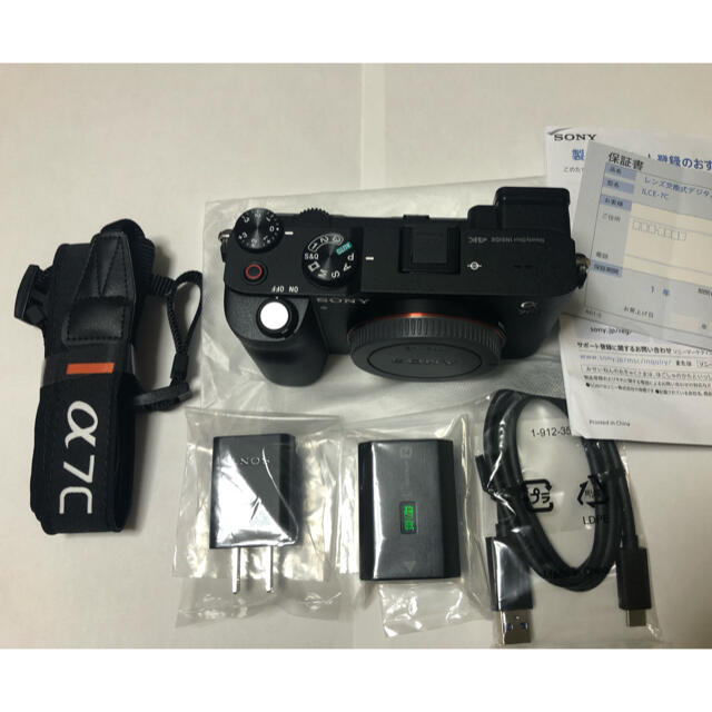 SONY(ソニー)のSONY α7C ボディ ブラック　未使用 スマホ/家電/カメラのカメラ(ミラーレス一眼)の商品写真