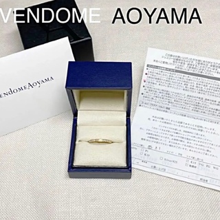 ヴァンドームアオヤマ(Vendome Aoyama)の美品　ヴァンドーム青山 K18ダイヤモンド ハーフエタニティリング(リング(指輪))