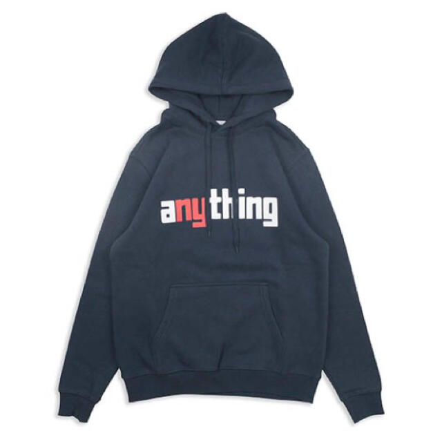 aNYthing HOODIE (NAVY)（＾∇＾）