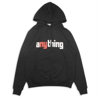 エニシング(aNYthing)のaNYthing HOODIE (BLACK)（＾∇＾）(パーカー)