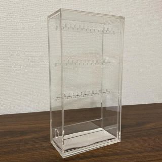 ムジルシリョウヒン(MUJI (無印良品))の無印　アクリル　ネックレス　ピアス　スタンド(小物入れ)