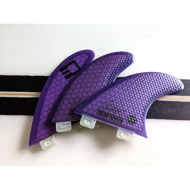 未使用 FCS 3D FINS フィン Purple S サイズ 3