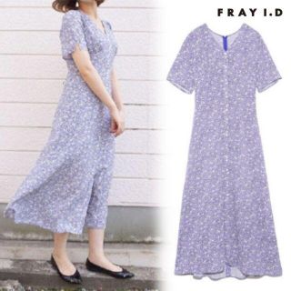 フレイアイディー(FRAY I.D)の深田恭子さん着用　FRAY I.D フラワーナローワンピース (ロングワンピース/マキシワンピース)