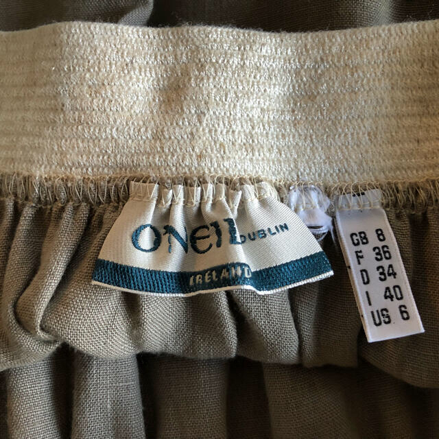 O'NEILL(オニール)のO'NEIL OF DUBLIN  オニールオブダブリン　リネンロングスカート レディースのスカート(ロングスカート)の商品写真