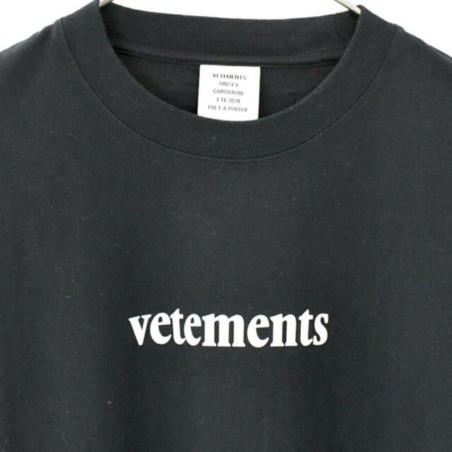 Tシャツ/カットソー(半袖/袖なし)本物 ヴェトモン バーコード tシャツ パーカー スニーカー トリプルs 新作