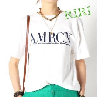 ドゥーズィエムクラス(DEUXIEME CLASSE)の【AMERICANA/アメリカーナ】 AMRCN Tシャツ(Tシャツ(半袖/袖なし))