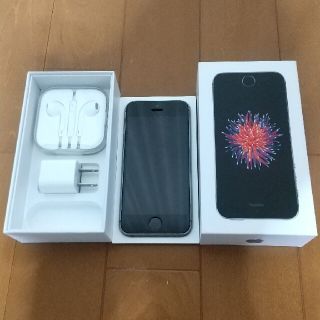 アイフォーン(iPhone)のiPhone SE(初代) Space Gray 16GB simフリー(スマートフォン本体)