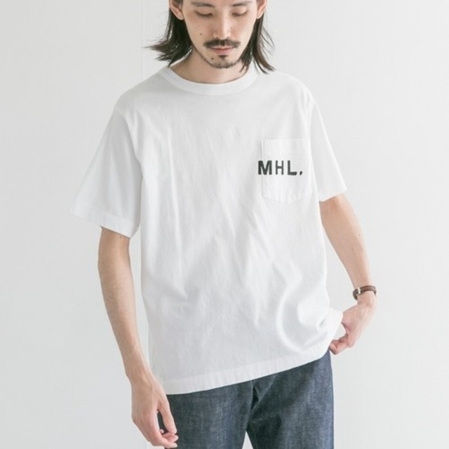 MARGARET HOWELL(マーガレットハウエル)の🍀専用です🍀MHL.　PRINTED COTTON JERSEY メンズのトップス(Tシャツ/カットソー(半袖/袖なし))の商品写真