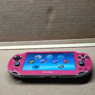 プレイステーションヴィータ(PlayStation Vita)のPlayStationVitaコズミックレッドWi-Fiモデル PCH-1000(携帯用ゲーム機本体)