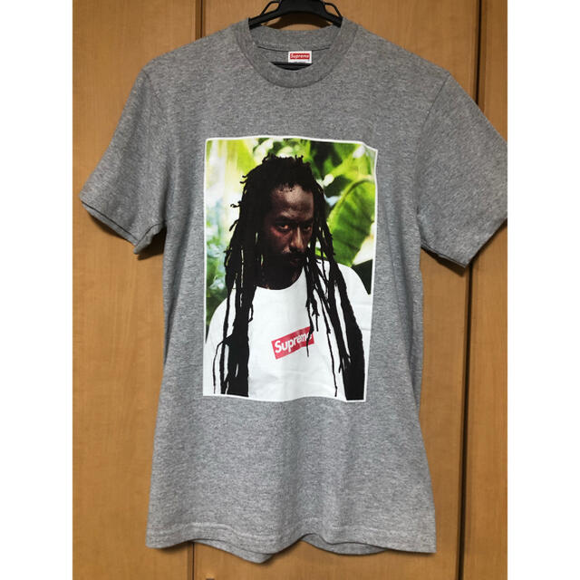 送料込 L Buju Banton Tee Heather Grey