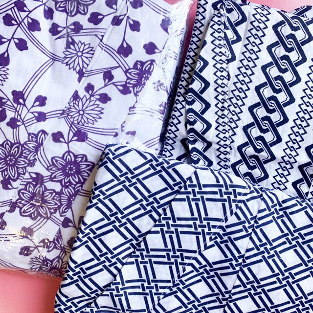 お寝巻き（綿） レディース 紫 レディースのルームウェア/パジャマ(パジャマ)の商品写真
