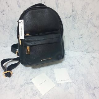 新品/タグ付】MARC JACOBS ミニレザーバックパック シュリンクレザー