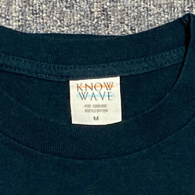 KNOW WAVE ロゴTシャツ　ネイビー　Mサイズ　エーロン 2