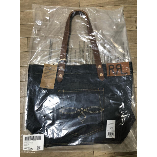 RRL(ダブルアールエル)のRRL double rl ダブルアールエル デニムトートバッグ 新品 メンズのバッグ(トートバッグ)の商品写真