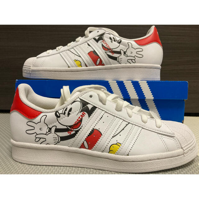 adidas(アディダス)の新品　ディズニー　ディズニーコラボ　スーパースター　ミッキー gw2248 レディースの靴/シューズ(スニーカー)の商品写真