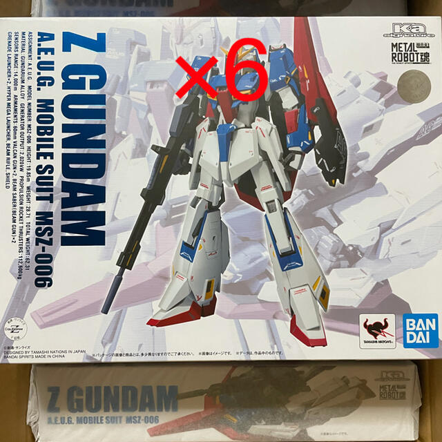 新品未開封6体 魂 機動戦士Zガンダム