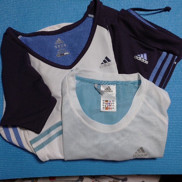 adidas(アディダス)の美品adidasトレーニングウェア上下3点 レディースのレディース その他(その他)の商品写真