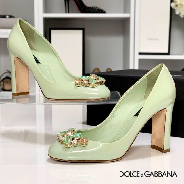 DOLCE\u0026GABBANA  ドルチェ\u0026ガッバーナ　ミュール　ハイヒールパンプス