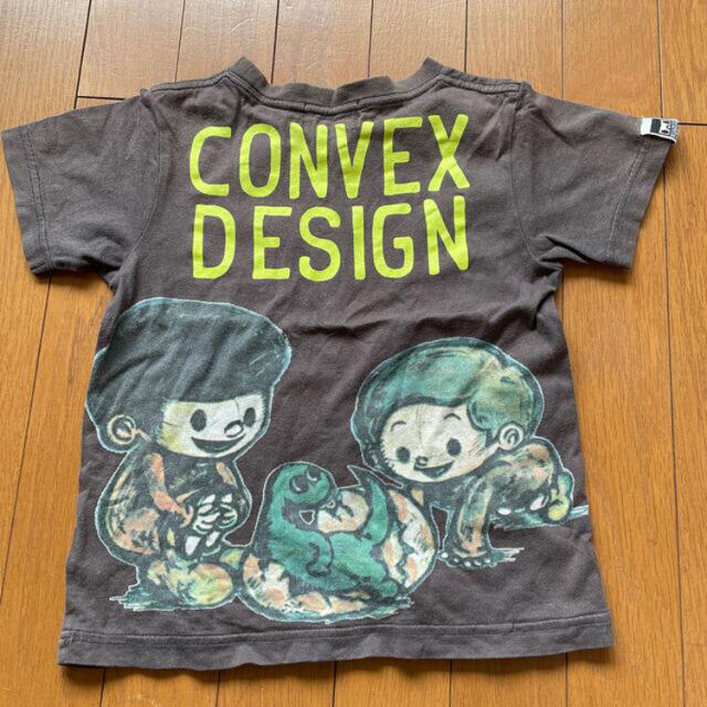 CONVEX(コンベックス)のコンベックス  CONVEX 半袖　110cm 恐竜　チャコール キッズ/ベビー/マタニティのキッズ服男の子用(90cm~)(Tシャツ/カットソー)の商品写真