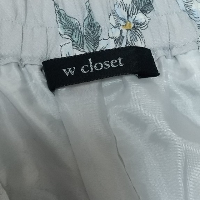 w closet(ダブルクローゼット)のw closet ワイドバンツ ガウチョパンツ レディースのパンツ(キュロット)の商品写真