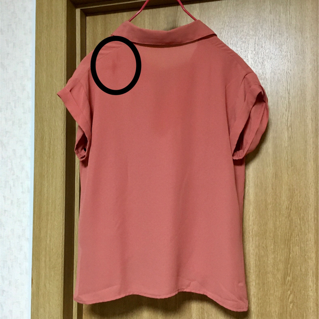 しまむら(シマムラ)の半袖スキッパーシャツ レディースのトップス(シャツ/ブラウス(半袖/袖なし))の商品写真