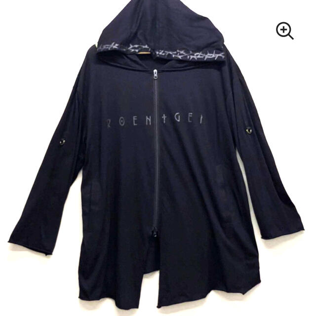 L'Arc~en~Ciel - HYDE ロングパーカー Mサイズ 黒 ROENTGEN L'Arc~en~Ciel - HYDE ロングパーカー Mサイズ 黒 ROENTGEN