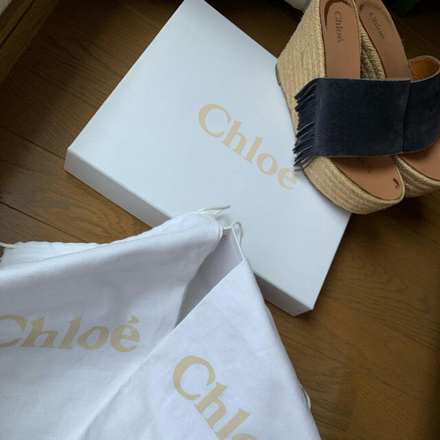 【大幅値下げ!!】#chloe #クロエ #サンダル #厚底 #ハイブランドベージュ素材