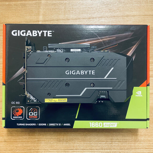 GTX 1660 SUPER GIGABYTE GV-N166SOC-6GD スマホ/家電/カメラのPC/タブレット(PCパーツ)の商品写真