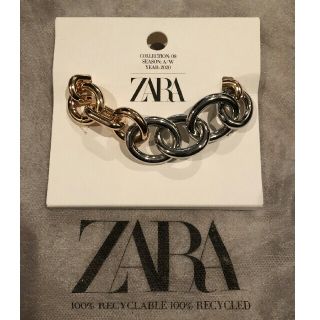 ザラ(ZARA)のZARA リング ブレスレット ゴールド×シルバー ミックス バングル 輪 新品(ブレスレット/バングル)