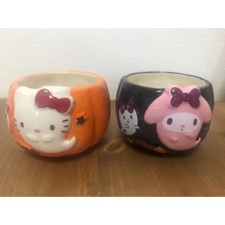 ハローキティ(ハローキティ)のハローキティ&マイメロディ　ハロウィン  デザートカップ　セット(食器)