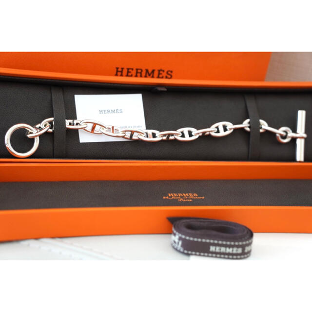 Hermes(エルメス)の新品未使用 超希少 エルメス シェーヌダンクル ブレスレット メンズのアクセサリー(ブレスレット)の商品写真