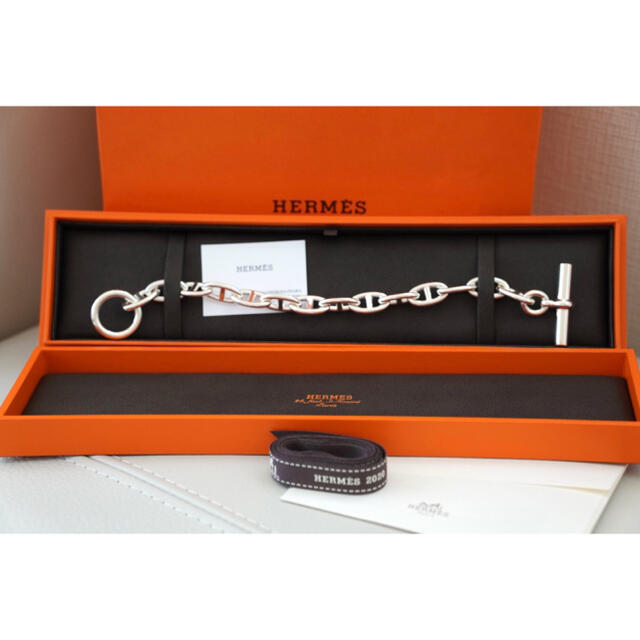 Hermes(エルメス)の新品未使用 超希少 エルメス シェーヌダンクル ブレスレット メンズのアクセサリー(ブレスレット)の商品写真