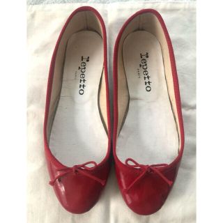 レペット(repetto)のレペットバレエシューズ　赤　35(バレエシューズ)