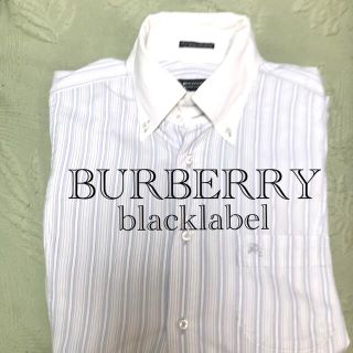 バーバリーブラックレーベル(BURBERRY BLACK LABEL)のバーバリー ストライプ　ワイシャツ（希少）(シャツ)