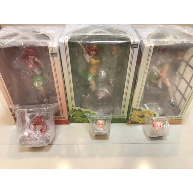 コトブキヤ限定顔パーツ付き】五等分の花嫁 中野 一花 四葉 五月 コトブキヤ限定顔パーツ付き】五等分の花嫁 中野 一花 四葉 五月