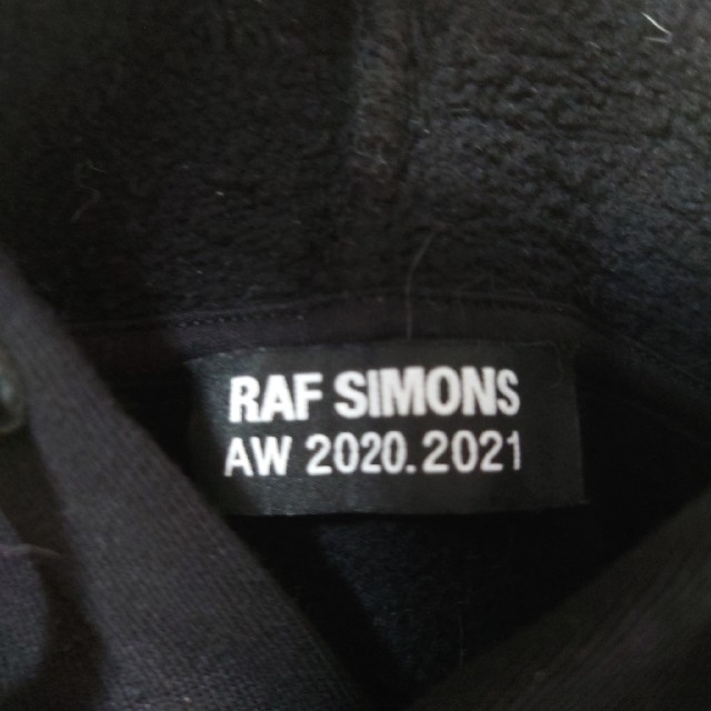 raf simons 20aw パーカー プリント ダメージ ラフシモンズ - パーカー