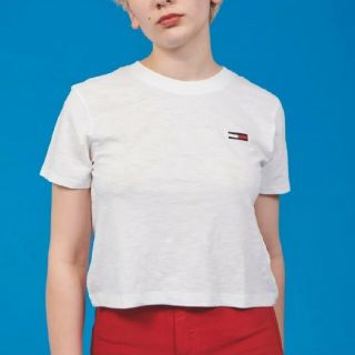 トミーヒルフィガー(TOMMY HILFIGER)のTommy  Hilfiger denim フラッグ　ワンポイント　Tシャツ(Tシャツ(半袖/袖なし))